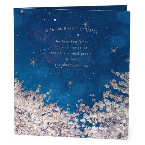 Starry Night Sky Deepest Sympathy Card £2.65